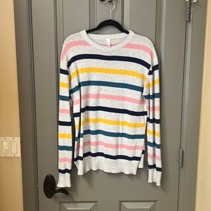 Long sleeve striped sweater